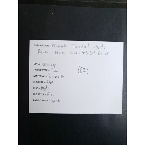 Propper Tactical Utility Pants Mens Size 44x34 Black - Picture 10 of 11